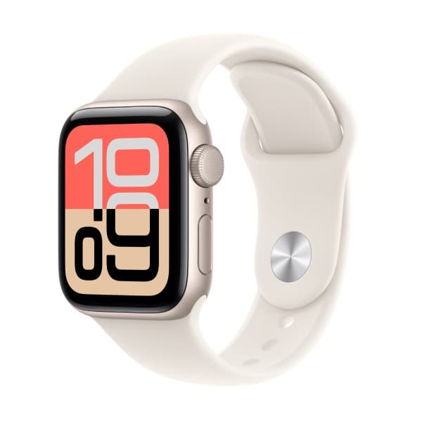 Apple Watch SE 3 (2025) 40mm (GPS) Viền nhôm - Dây cao su S/M - ảnh 1