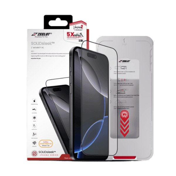 Dán kính cường lực iPhone Air Zeelot SOLIDSleek 2.5D Chống ánh sáng xanh