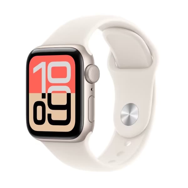 Apple Watch SE 3 (2025) 40mm (GPS) Viền nhôm - Dây cao su M/L - ảnh 1