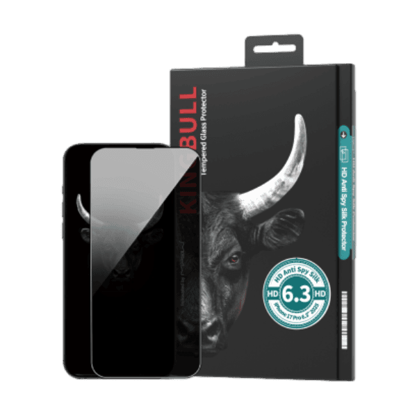 Dán kính cường lực iPhone 17 Pro/16 Pro Mipow KingBull HD Anti Spy Silk Premium
