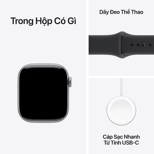 Apple Watch Series 11 42mm (GPS) Viền nhôm - Dây cao su M/L - ảnh 8
