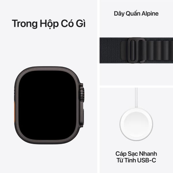 Apple Watch Ultra 3 (2025) 49mm (5G) Viền Titan - Dây Alpine - ảnh 7