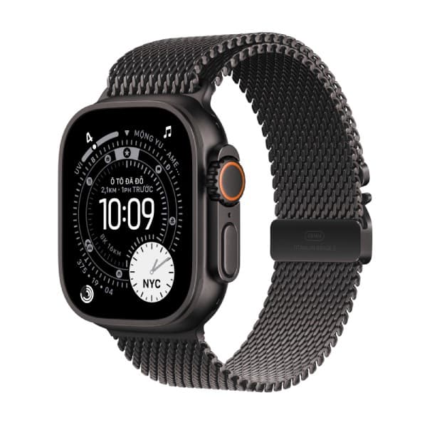 Apple Watch Ultra 3 (2025) 49mm (5G) Viền Titan - Dây Milanese - ảnh 1
