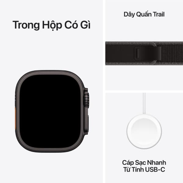 Apple Watch Ultra 3 (2025) 49mm (5G) Viền Titan - Dây Trail - ảnh 7