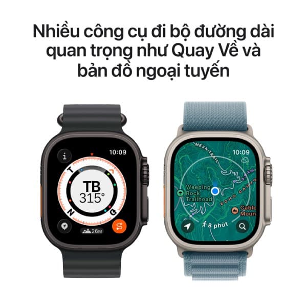 Apple Watch Ultra 3 (2025) 49mm (5G) Viền Titan - Dây Ocean - ảnh 5