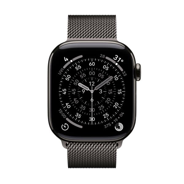 Apple Watch Series 11 46mm (5G) Viền titan - Dây milanese - ảnh 2