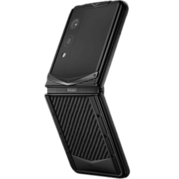Vertu Quantum Flip Black Twill Carbon Fiber - ảnh 1