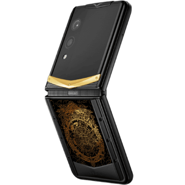 Vertu Quantum Flip Gold V Big Lacquer Kam Nine Palace Eight Diagrams - ảnh 1
