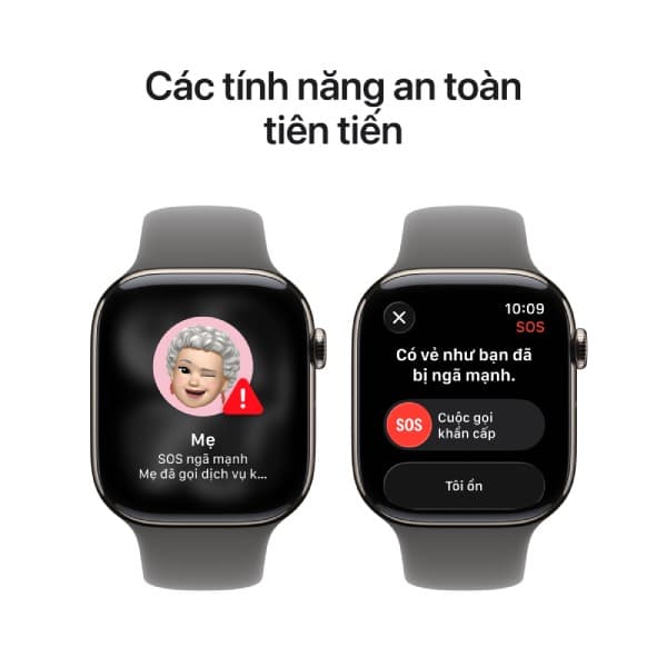 Apple Watch Series 11 42mm (5G) Viền titan - Dây cao su M/L - ảnh 6