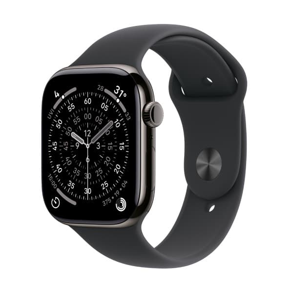 Apple Watch Series 11 46mm (5G) Viền titan - Dây cao su S/M - ảnh 1