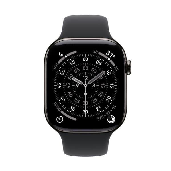 Apple Watch Series 11 46mm (5G) Viền titan - Dây cao su S/M - ảnh 2