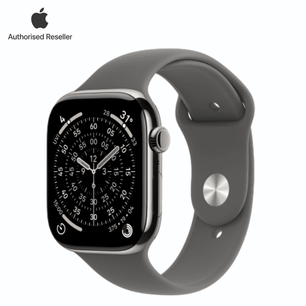Apple Watch Series 11 46mm (5G) Viền titan - Dây cao su M/L